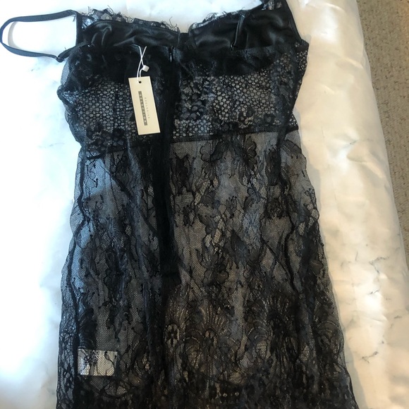 3/$20 Black lace mini dress - Picture 3 of 8